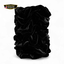 Velvet Scrunchies for Women 8PCS Black Large Hair Ties No Crease, Frizz-