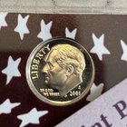 2001 S Proof Silver Roosevelt Dime From Proof Set With Free Shipping