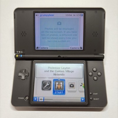Nintendo DSi XL Launch Edition Brown Handheld System for sale