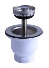 Traditional Mini Basket Strainer Waste, 85mm Diameter - Chrome