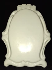 APILCO FRENCH MENU TABLE TOP 7" PORCELAIN SCROLL SIGN - DRY ERASE BOARD DISPLAY