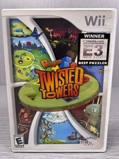Roogoo Twisted Towers (Nintendo Wii, 2009) Complete with Manual