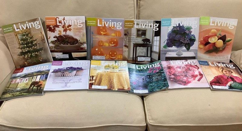 Martha Stewart Living Magazines 2001  Complete Twelve  Issues