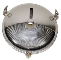 Wetterfeste Wand Lampe Aus Glas Messing IP64 Maritim In Nickel AußEnleuchte