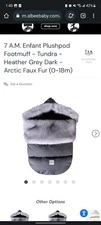 7 A.M. Enfant PlushPOD Stroller and Car Seat Footmuff, Convertible S/m Tundra