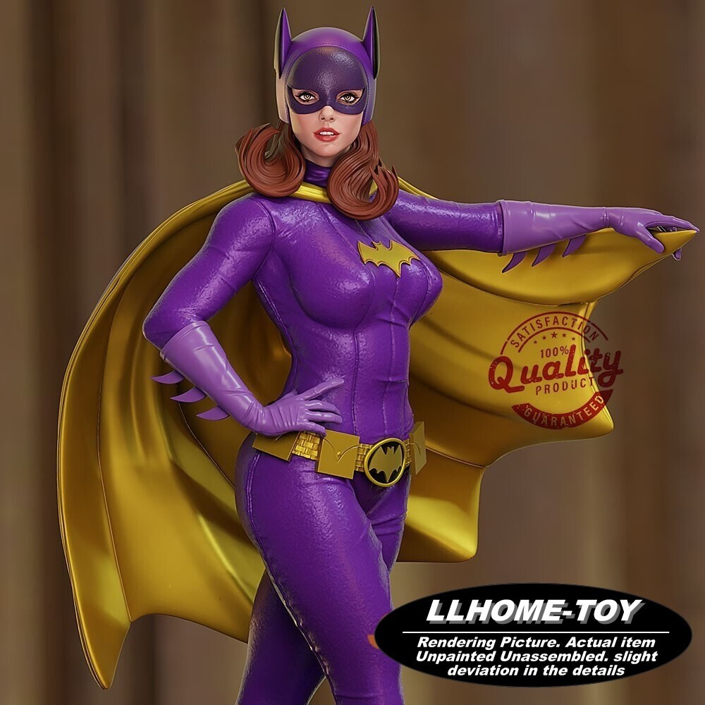 バットガール レジンスタチュー 1966体限定 Batgirl 1966 NSFW Batwoman 1:4 Model Kit Unpainted 3d Print GK