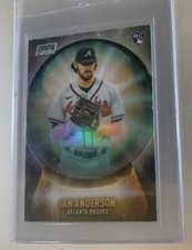 2021 STADIUM CLUB CHROME  BASEBALL IAN ANDERSON RC BRAVES CRYSTAL BALL CB-19