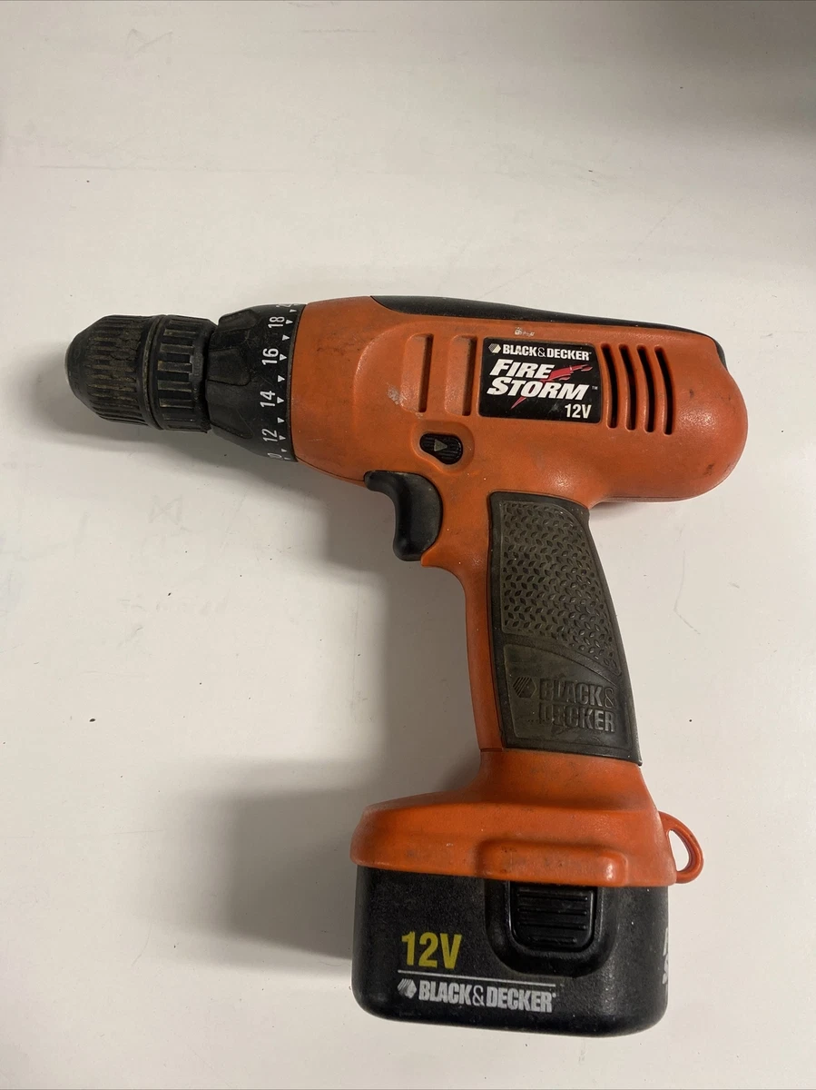 Black and decker firestorm 9.6 v drill deals