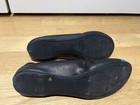 Jcrew Cece Blue Snakeskin Toe Cap Black Leather Flat 7.5 — photo 3