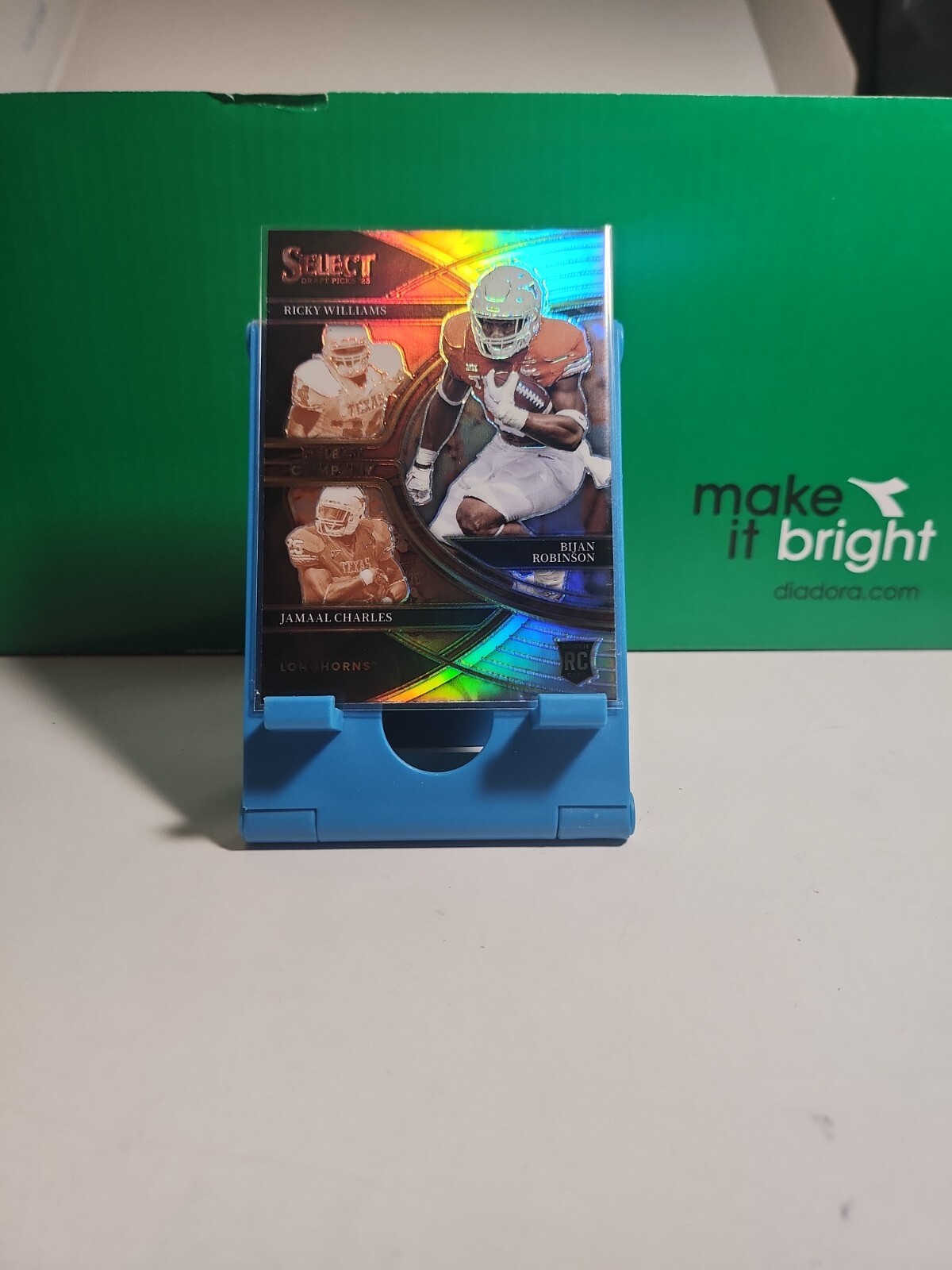 2023 Panini Select Draft Picks Bijan Robinson Select Company Silver #SC-TE