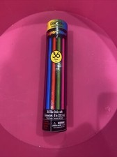 36 8 Muli Color Glow Sticks Bracelets in Tube New Amscan - Free Shipping