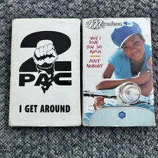2 Pac Tupac Shakur I Get Around Monica Why I Love You So Single Cassette Bundle