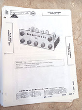 BIGG OF CALIFORNIA P-3-D Stereo amp - SCHEMATIC PARTS - SAMS PHOTOFACT 476-5