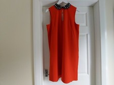 Dress "Next “ Delicate Embellishment Red Size: 16 ( UK ) Eur 44 New SALE