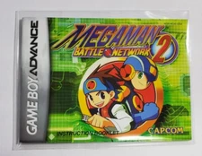 Mega Man Battle Network 2 Advance Gameboy GBA Instruction Booklet Manual MegaMan