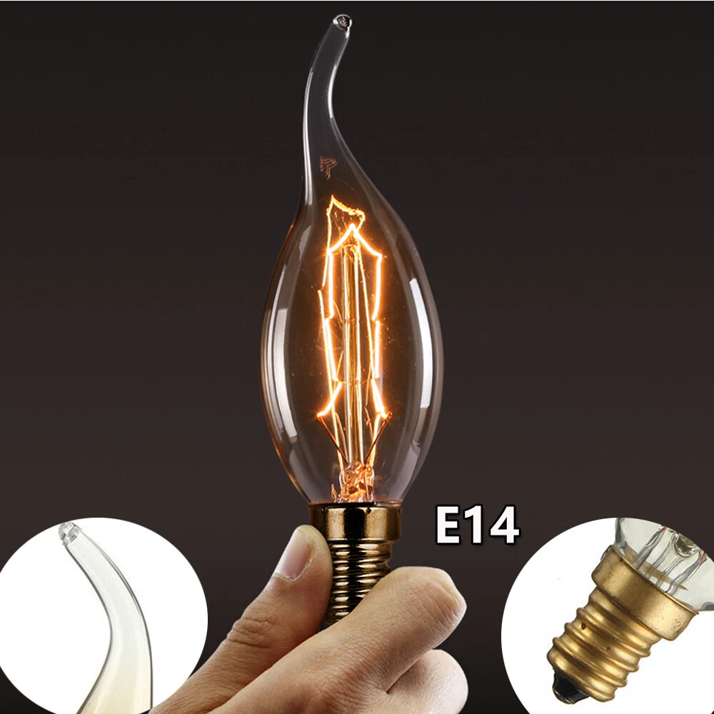 Candelabra base flame bulb deals