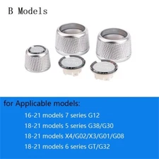 3pcs /Set  Air Condition Switch Ring Knob Cover For 16-21 7 Series G12