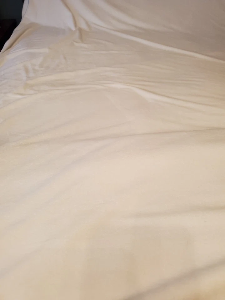 Edredón Pottery Barn Kids 100 % poliéster doble marfil ¡NUEVO SIN ETIQUETAS suave como la mantequilla! Foto 3 de 4