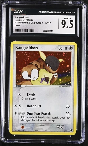 Pokemon Kangaskhan 6/112 Holo EX Fire Red Leaf Green - CGC 9.5