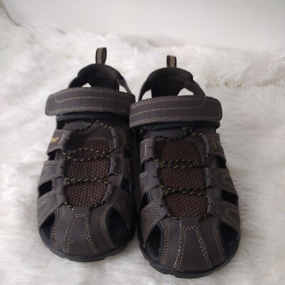 Teva Sandals Forebay Fisherman Mens 8 Brown Leather Sport  display picture 1