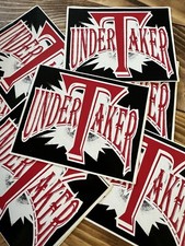 Vintage 90s New Old Stock The Undertaker Sticker WWF Wrestling Rare 4  X 5  WWE