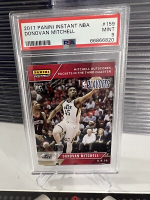 DONOVAN MITCHELL ROOKIE❗ Donovan Mitchell 2017 panini instant nba rookie #159 psa 9 | eBay