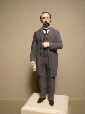 Figurine 1/18 Karl Benz - Non Peinte - Résine - Pour Diorama Mercedes, CMC, Norev