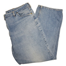 Vtg Sedgefield Jeans Mens Size 44x30 Straight Leg Blue Medium Wash Made in USA