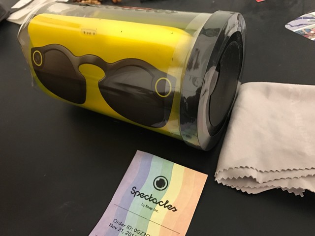 Snapchat Spectacles, Unopened w/ extra cleaning cloth