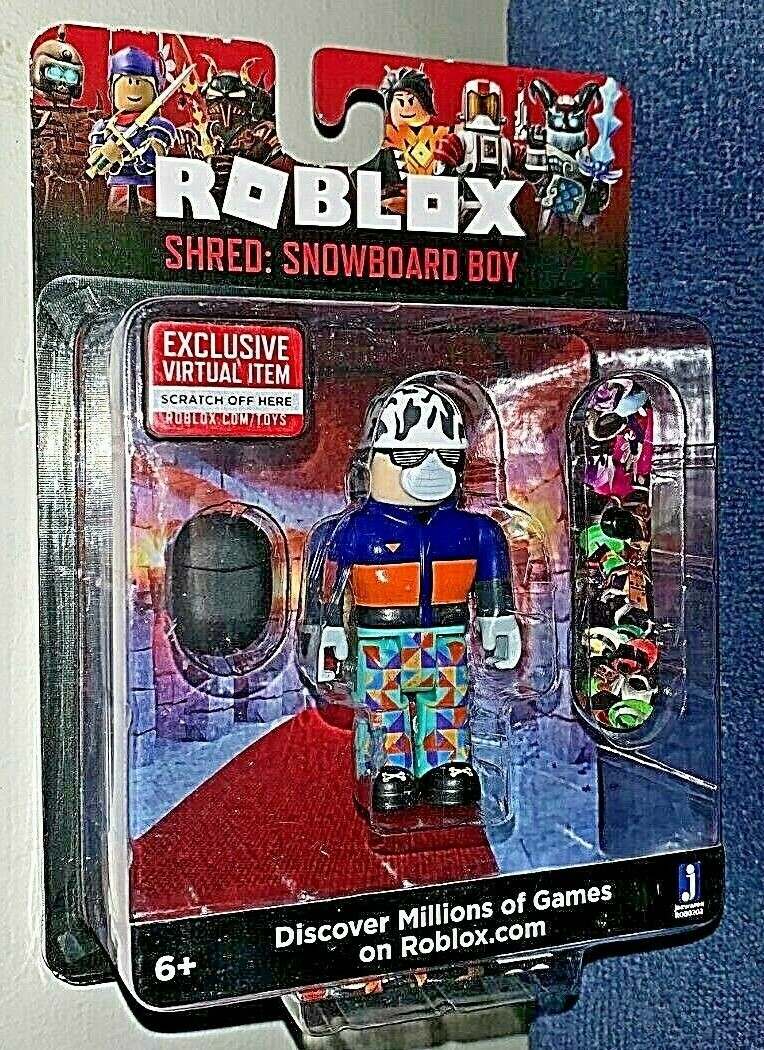 License 2 Play - Roblox Shred Snowboard Boy Action Figure