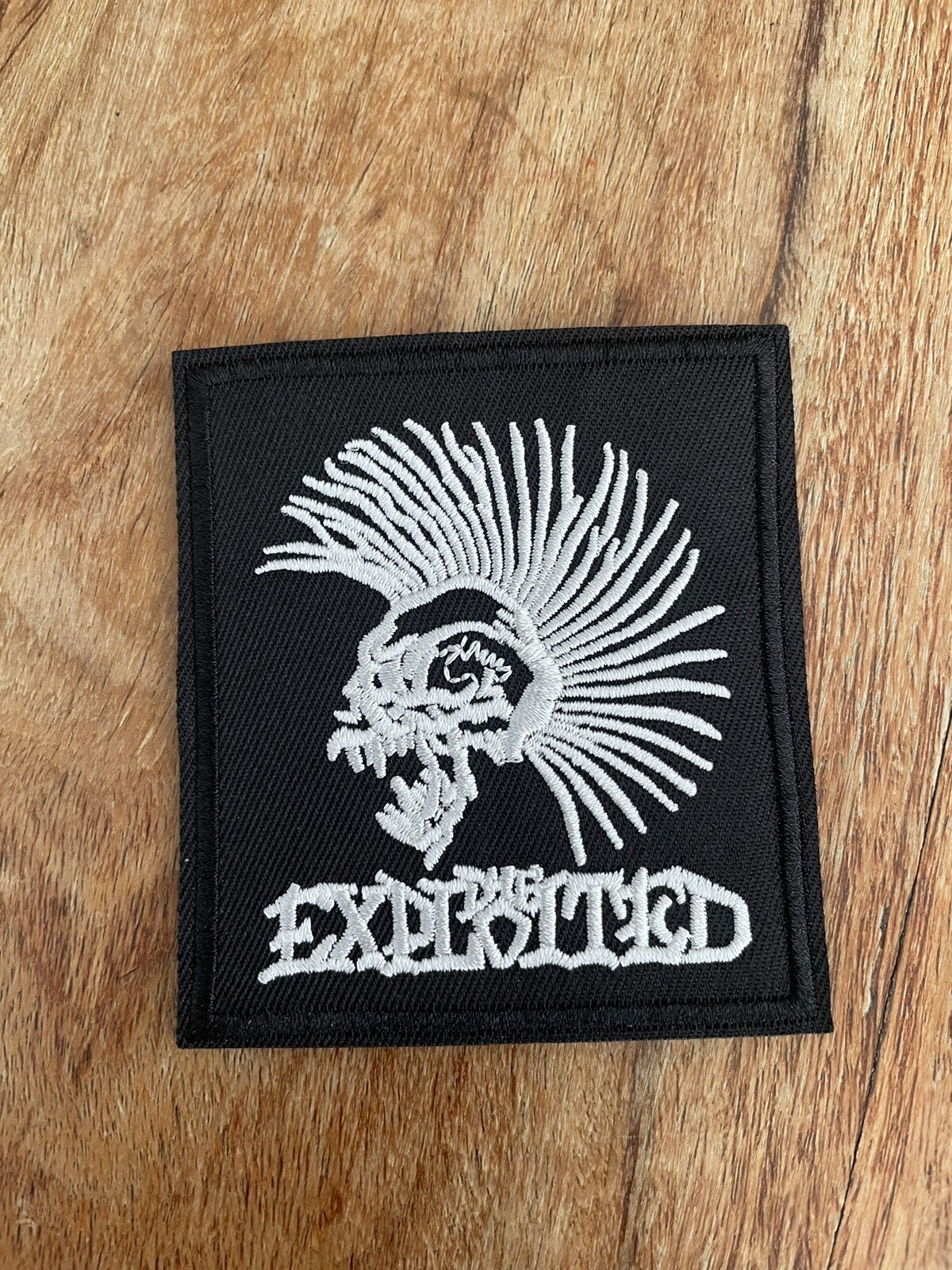 The Exploited Patch Embroidered Iron On American Punk Heavy Metal Black ...