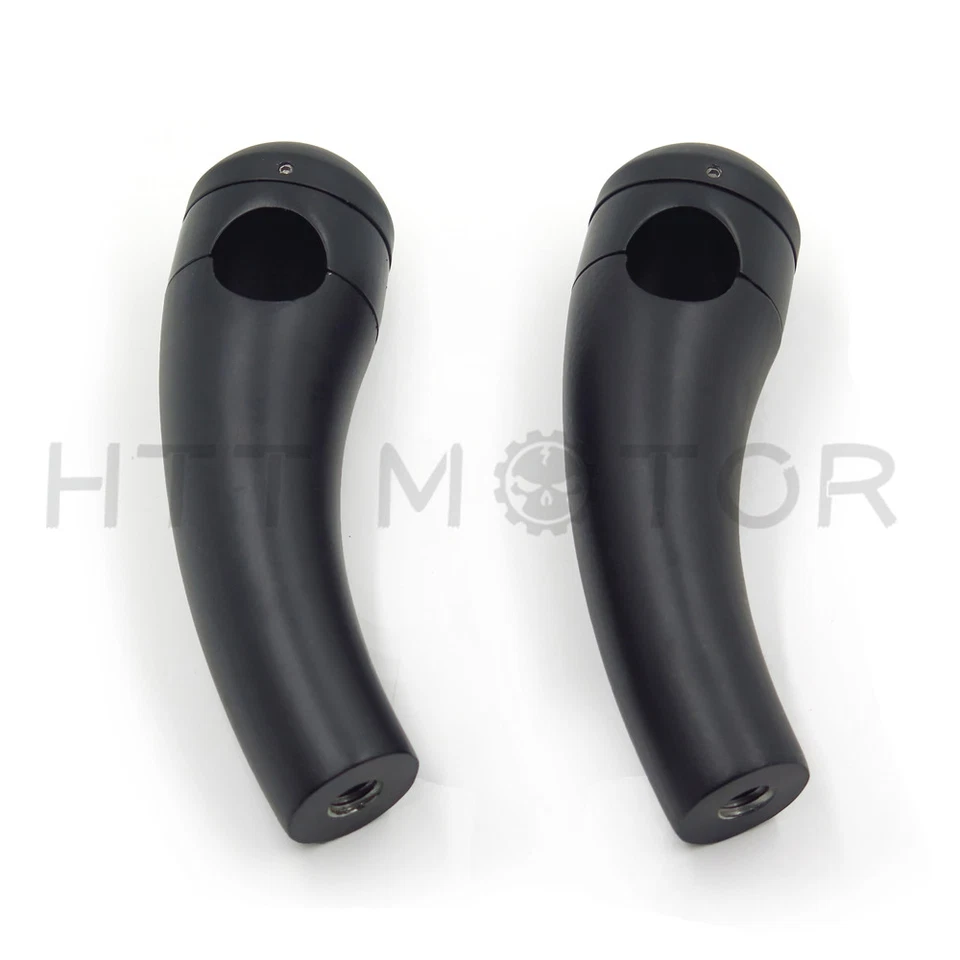 Elevadores de manillar de 4,5" negros personalizados para Harley Victory Cruise Foto 4 de 4