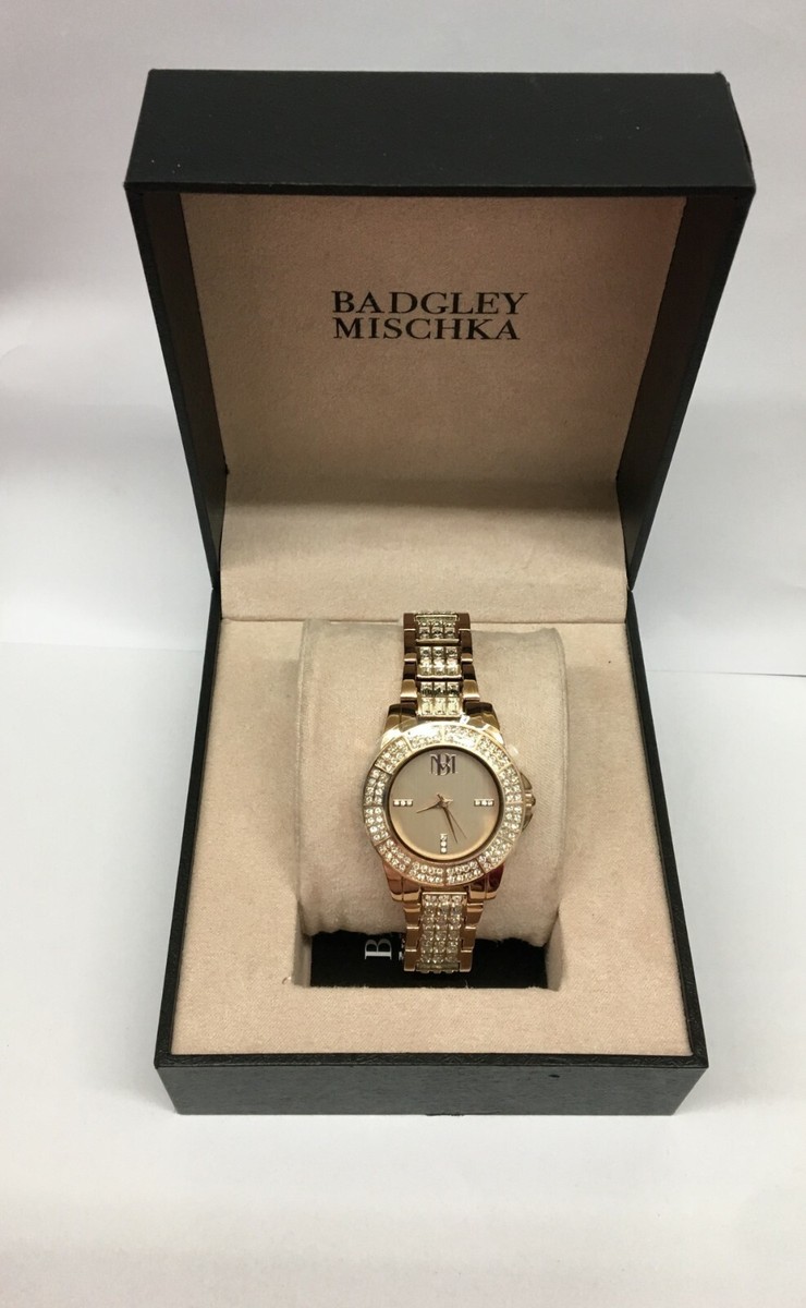 Badgley Mischka BA 1410RGRG Swarovski Crystal Accent Women’s Watch New Badgley Mischka Women main image 4