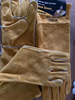 Tillman 18'' Premium Side Split Cowhide Welding Gloves 1050-18 new fast free ship