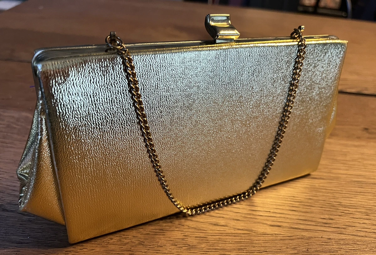 Metallic clutch hotsell bag