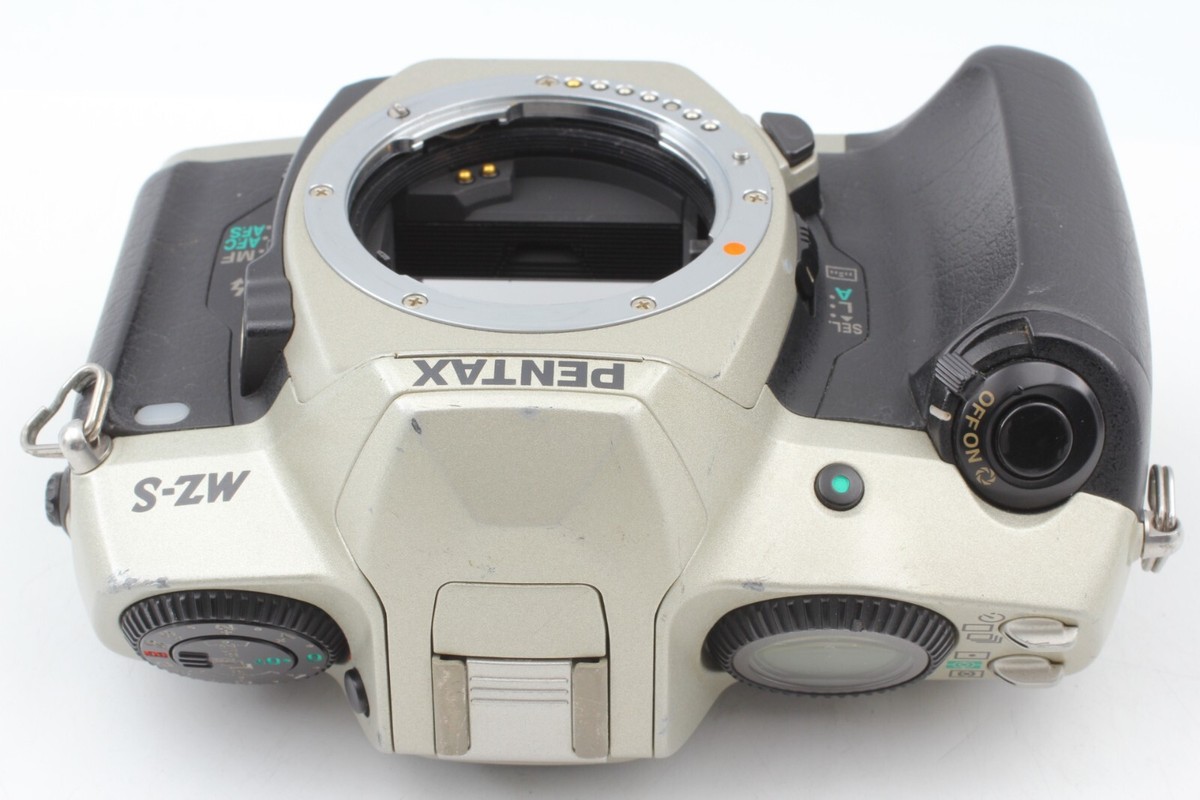 Rare 【 NEAR MINT++ 】 Pentax MZ-S Silver SLR Film Camera