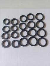 Mixed Set of 20 Idle Tire Wheel  Loop Rubber Ring for Cassette Deck transport