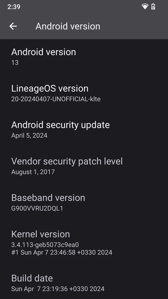 Rooted Custom Android 13 Samsung Galaxy S5 G900V 4g LTE 16GB CID15 - Image 2 of 4