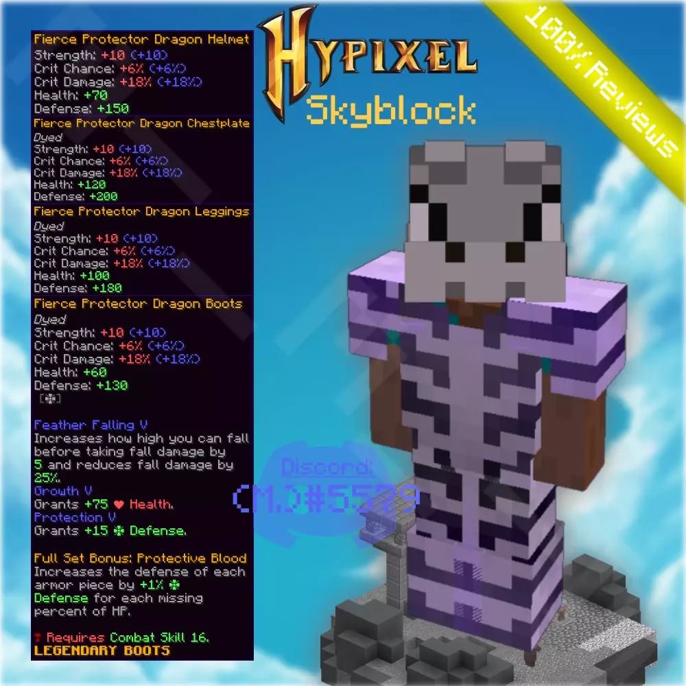 10,000 Kills Yog Armor - Hypixel Skyblock 