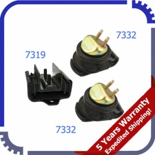 00-04 For Nissan Frontier Xterra 3.3L AWD Engine Motor & Trans Mount 3PCS M895