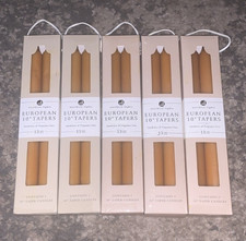 Northern Lights European Tapers 10" Fragrance Free Smokeless Dripless 2-Pack 