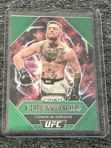 2021 Panini Prizm UFC - Fireworks Conor McGregor #1 Green Prizm