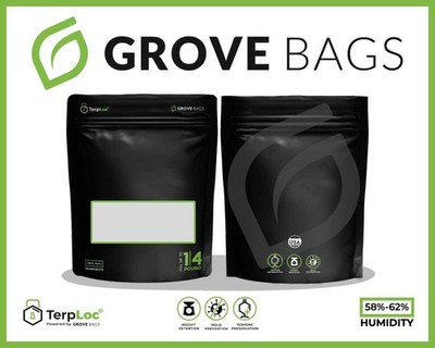 GROVE BAGS TERPLOC - 3,5g - 7g - 15g - 30g - 50g - 100g - 250g - 500g  & Special