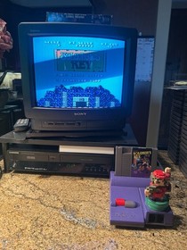 NES Nintendo Solomon's Key CIB sello redondo completo con p&oacute;ster manual probado Tecmo