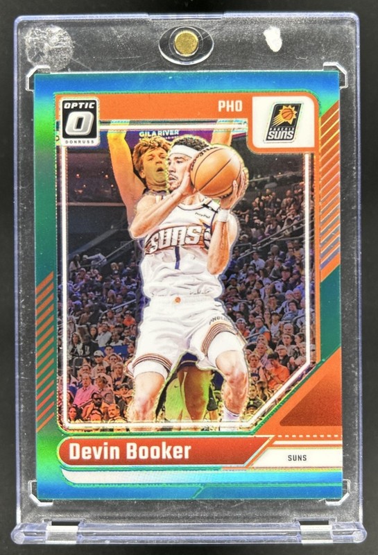 2024-25 Panini Donruss Optic Devin Booker Green Prizm #/5 Suns