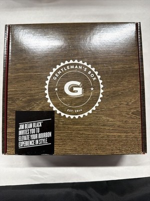 Jim Beam Black Gentleman s Box 4 Pcs - Shaving Shave Kit - Bowl Brush Soap - J4