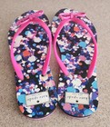 Kate Spade Hot Pink Thong Sandals Have Front Gold Charms-size 11 — photo 5