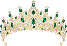 Tiara Crowns for Women  Girls - Bridal, Wedding, Prom, Quinceanera, Birthday 