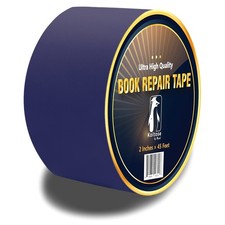 Blue Bookbinding Tape, Cloth Book Repair Tape for Bookbinders, Fabric Hinging...