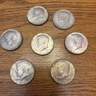 SEVEN (7) UNITED STATES JOHN F. KENNEDY 1967 REALLY NICE HALF DOLLAR COINS